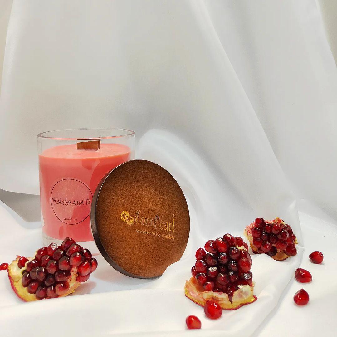 Pomegranate | Wooden wick-1